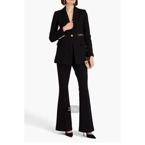 Rebecca Vallance Black Women’s Carine chain-embellished tweed blazer and pants